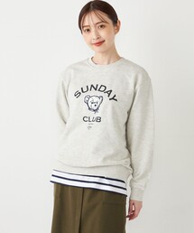 SHIPS Colors: TeddyBear(R) スウェット◇