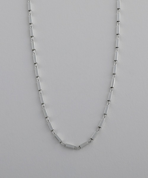whoseA（フーシー）の「【silver925】Linear Necklace/ ライナー チェーンネックレス（ネックレス・レディース・シルバー・FREE）」の7枚目の写真