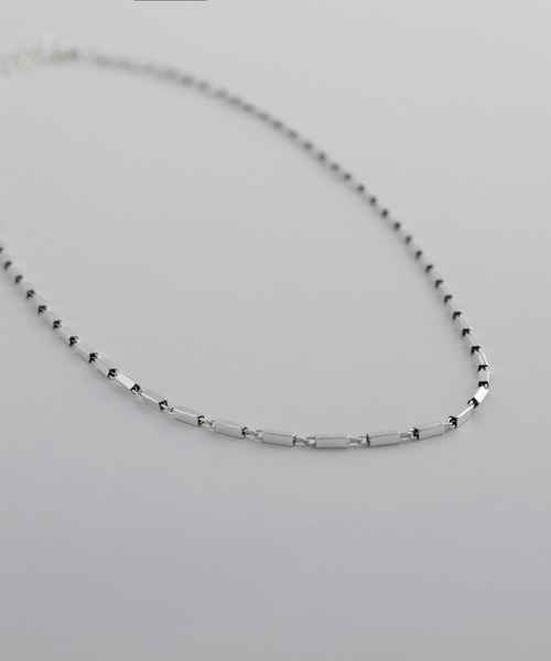 whoseA（フーシー）の「【silver925】Linear Necklace/ ライナー チェーンネックレス（ネックレス・レディース・シルバー・FREE）」の8枚目の写真