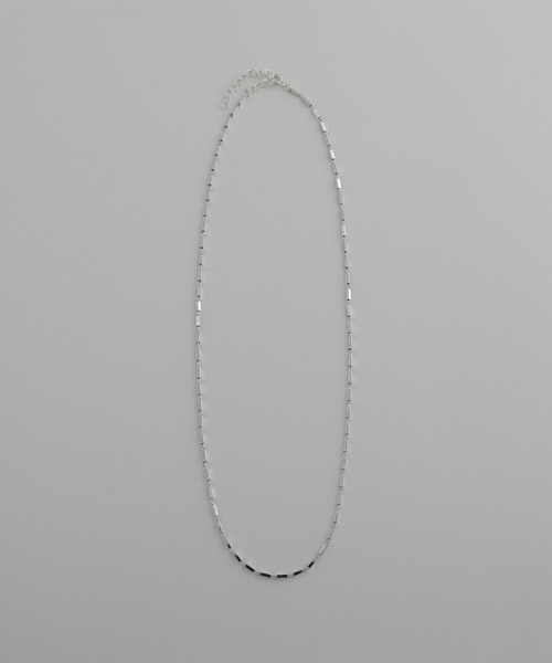 whoseA（フーシー）の「【silver925】Linear Necklace/ ライナー チェーンネックレス（ネックレス・レディース・シルバー・FREE）」の9枚目の写真