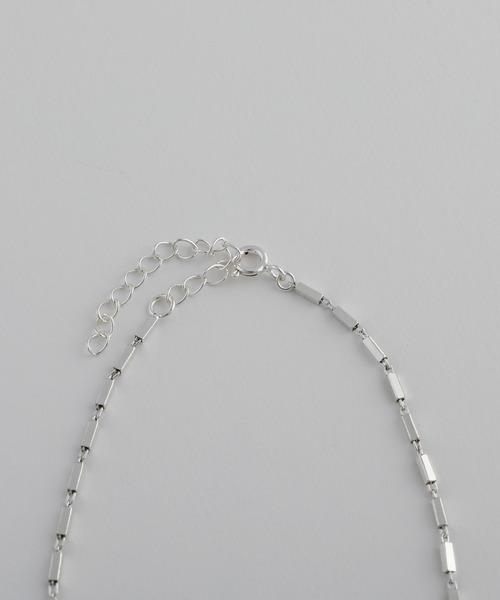 whoseA（フーシー）の「【silver925】Linear Necklace/ ライナー チェーンネックレス（ネックレス・レディース・シルバー・FREE）」の10枚目の写真