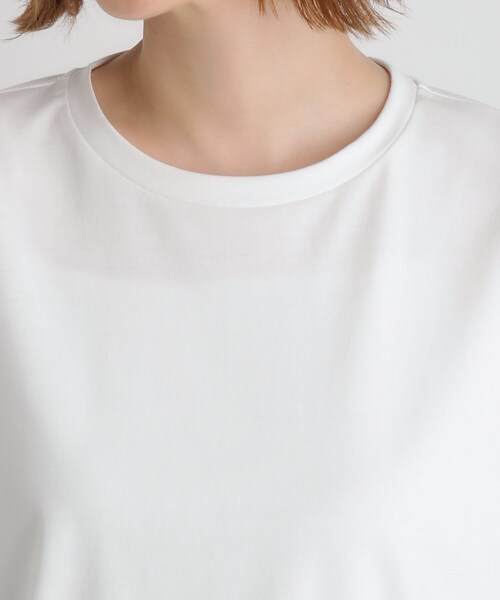 grove(グローブ)の「◆裾テール長袖Tシャツ(Tシャツ/カットソー・レディース・オフホワイト/ブラック/ブラウン系・01/02/03)」の19枚目の写真