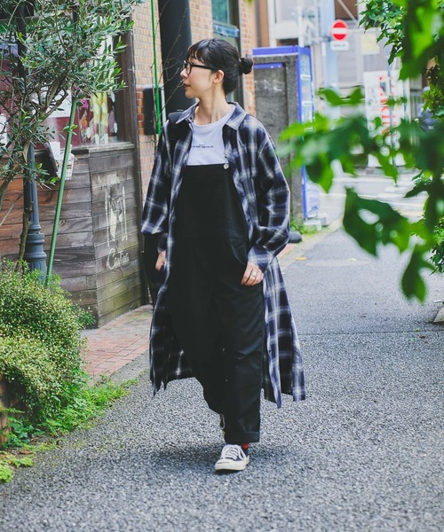 セール】【CLIP BY STAFF】襟外せるアソートシャツワンピース