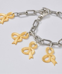 musubore(X{)colored ribbon charm bracelet / {`[uXbg(uXbg)