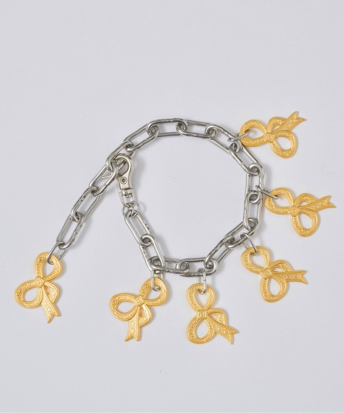 colored ribbon charm bracelet / リボンチャームブレスレット