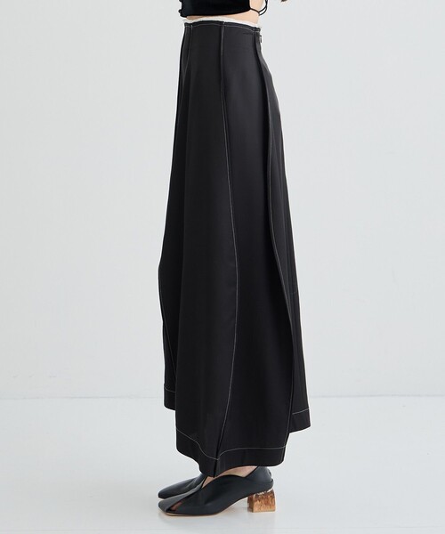 IHNN(イン)の「【IHNN/イン】SATIN STITCH SKIRT/サテンステッチスカート(スカート・レディース・ブラック・36/38)」の5枚目の写真