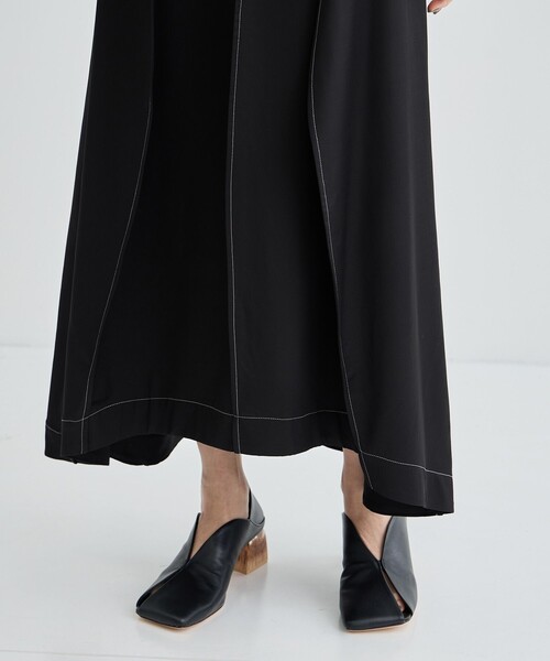 IHNN(イン)の「【IHNN/イン】SATIN STITCH SKIRT/サテンステッチスカート(スカート・レディース・ブラック・36/38)」の8枚目の写真