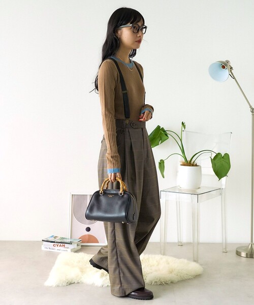 FREAK'S STORE（フリークスストア）の「ウォッシャブル リンガーニット/リブニット（ニット/セーター・レディース・グレー/オフホワイト/ベージュ・ﾌﾘ-）」の21枚目の写真