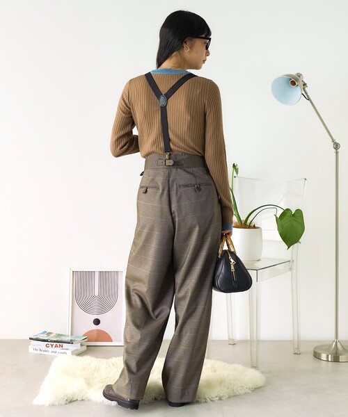 FREAK'S STORE（フリークスストア）の「ウォッシャブル リンガーニット/リブニット（ニット/セーター・レディース・グレー/オフホワイト/ベージュ・ﾌﾘ-）」の22枚目の写真