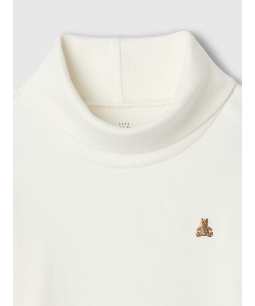 GAP（ギャップ）の「babyGap ブラナン フェイバリット オーガニックコットン タートルネック（Tシャツ/カットソー・キッズ・ネイビー/オフホワイト・110cm/105cm/100cm/80ｃｍ/90cm/95cm）」の5枚目の写真