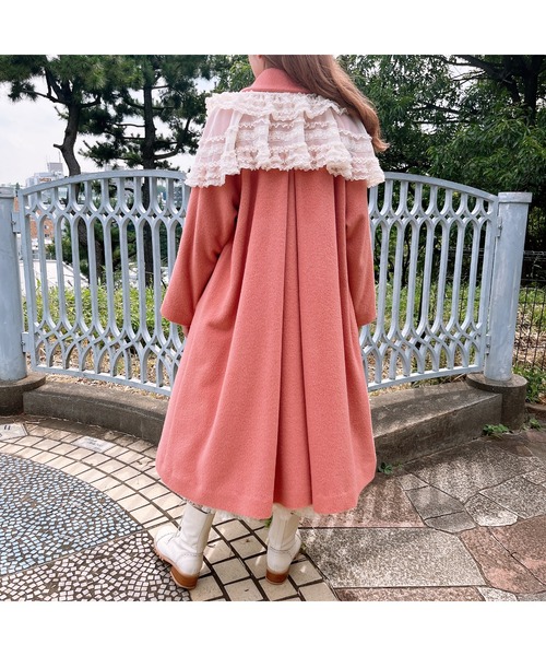 PINK HOUSE（ピンクハウス）の「リボンブローチ付きウーリーチュール