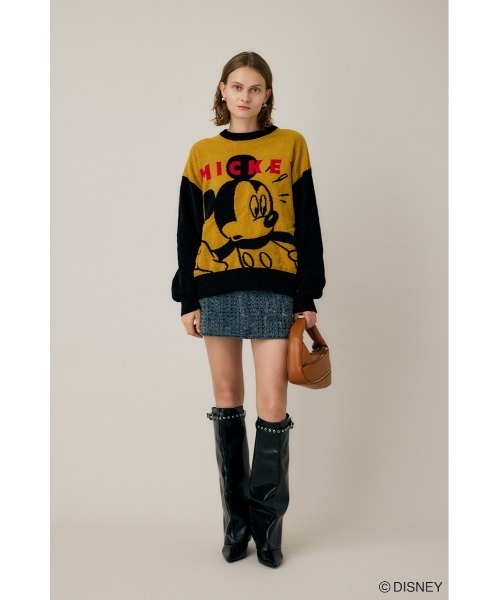 Disney SERIES CREATED by MUS（ディズニーシリーズクリエイテッドバイエムユーエス）の「MD MALL YARN セーター（ニット/セーター・レディース・ベージュ/ピンク/ブルー・FREE）」の6枚目の写真