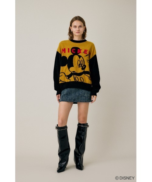 Disney SERIES CREATED by MUS（ディズニーシリーズクリエイテッドバイエムユーエス）の「MD MALL YARN セーター（ニット/セーター・レディース・ベージュ/ピンク/ブルー・FREE）」の7枚目の写真