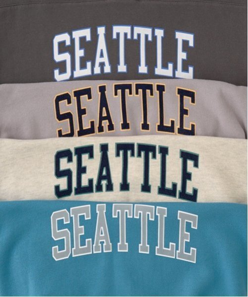 b・ROOM(ビールーム)の「【毛玉バイバイ裏起毛裏毛】Vネックリブロゴスウェット(スウェット・キッズ・オートミール/ブルーグリーン/シルバーグレー/チャコール・130cm/120cm/110cm/100cm/150cm/140cm)」の8枚目の写真