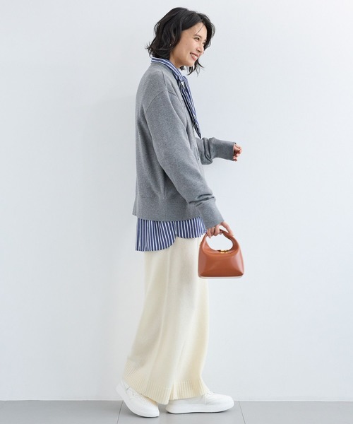 BARNYARDSTORM(バンヤードストーム)の「BARNYARDSTORM / ワイドニットパンツ(その他パンツ・レディース・グレー/ホワイト・0/1)」の19枚目の写真