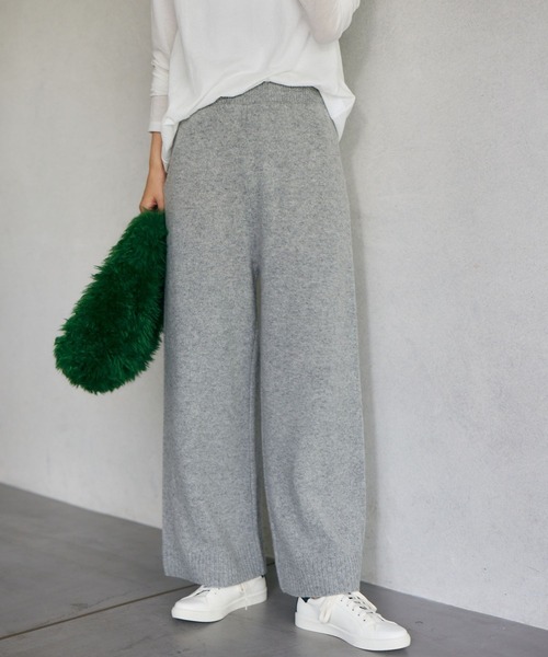 BARNYARDSTORM(バンヤードストーム)の「BARNYARDSTORM / ワイドニットパンツ(その他パンツ・レディース・グレー/ホワイト・0/1)」の11枚目の写真