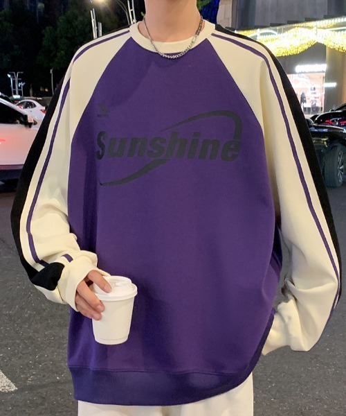 MGV（エムジーヴィー）の「マルチカラーゲームスウェット（スウェット・メンズ・パープル/ホワイト/ブラック・MEDIUM/X-LARGE/LARGE）」の3枚目の写真