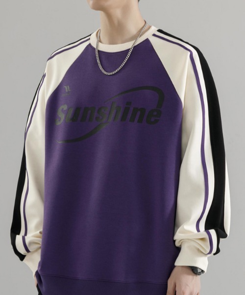 MGV（エムジーヴィー）の「マルチカラーゲームスウェット（スウェット・メンズ・パープル/ホワイト/ブラック・MEDIUM/X-LARGE/LARGE）」の8枚目の写真