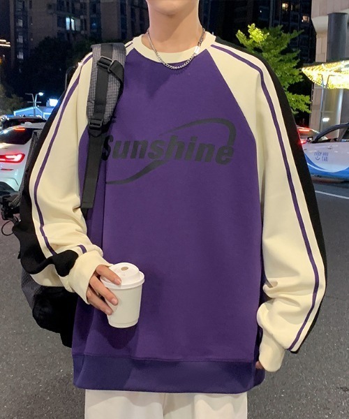 MGV（エムジーヴィー）の「マルチカラーゲームスウェット（スウェット・メンズ・パープル/ホワイト/ブラック・MEDIUM/X-LARGE/LARGE）」の9枚目の写真