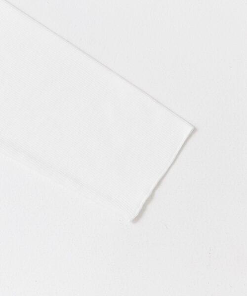 URBAN RESEARCH DOORS（アーバンリサーチドアーズ）の「『UR TECH』テレコハイネックTシャツ（Tシャツ/カットソー・レディース・ブラック/チャコールグレー/オフホワイト・MEDIUM）」の6枚目の写真