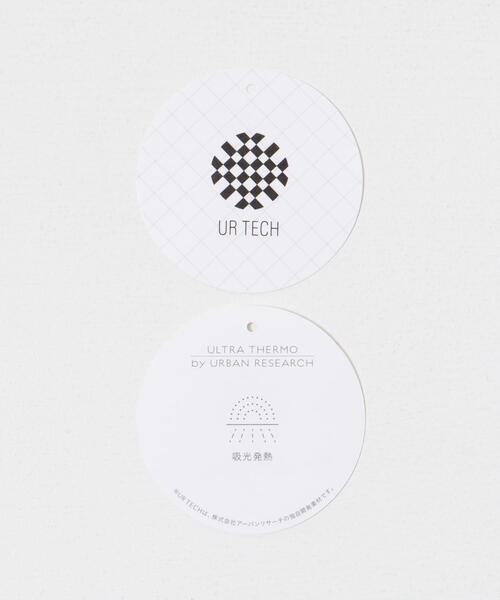 URBAN RESEARCH DOORS（アーバンリサーチドアーズ）の「『UR TECH』テレコハイネックTシャツ（Tシャツ/カットソー・レディース・ブラック/チャコールグレー/オフホワイト・MEDIUM）」の10枚目の写真