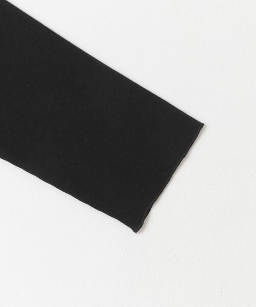 URBAN RESEARCH DOORS（アーバンリサーチドアーズ）の「『UR TECH』テレコハイネックTシャツ（Tシャツ/カットソー・レディース・ブラック/チャコールグレー/オフホワイト・MEDIUM）」の15枚目の写真