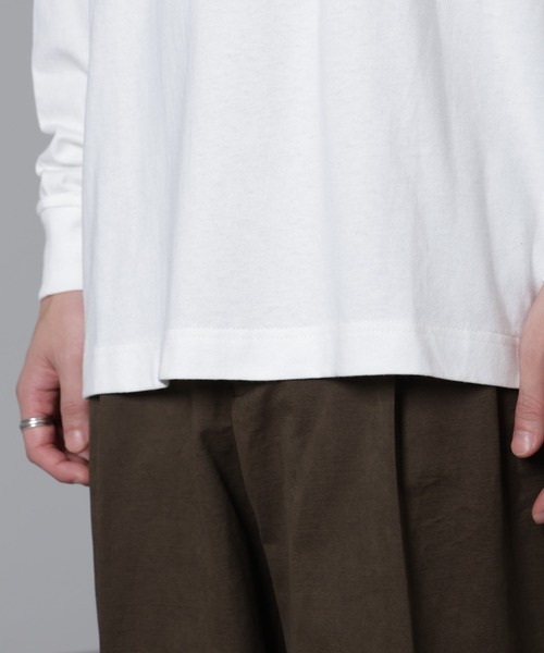 PENNEYS(ぺニーズ)の「PENNEYS/PENNEYS BLACK ワンポイントTシャツ長袖(Tシャツ/カットソー・メンズ・チャコール/ホワイト・M/L)」の22枚目の写真