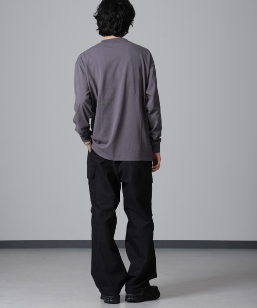 PENNEYS(ぺニーズ)の「PENNEYS/PENNEYS BLACK ワンポイントTシャツ長袖(Tシャツ/カットソー・メンズ・チャコール/ホワイト・M/L)」の17枚目の写真
