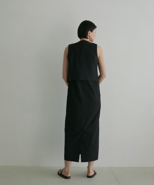 anuke（アンヌーク）の「Sleeveless Pintuck Onepiece