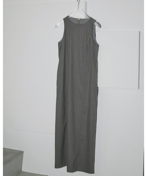 新品未使用★anuke Sleeveless Tuck Onepiece Sleeveless Tuck Onepiece（マキシ丈/ロングワンピース）｜ànuke