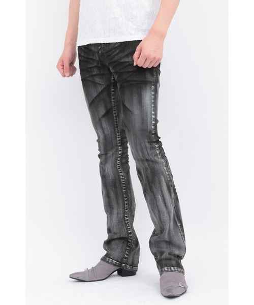 TORNADO MART∴ペイントクリアコーティングシューカットデニム（デニム