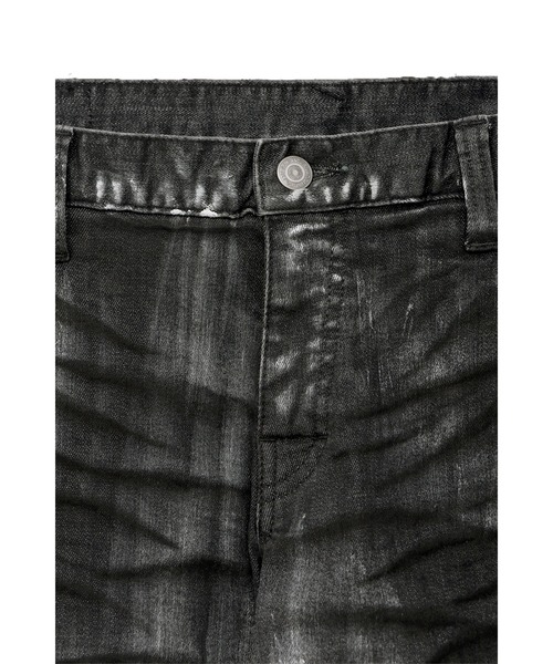 TORNADO MART（トルネードマート）の「TORNADO MART∴ペイントクリアコーティングシューカットデニム（デニムパンツ・メンズ・ブルー系2/グレー・M/L/LL/XXL/S）」の3枚目の写真