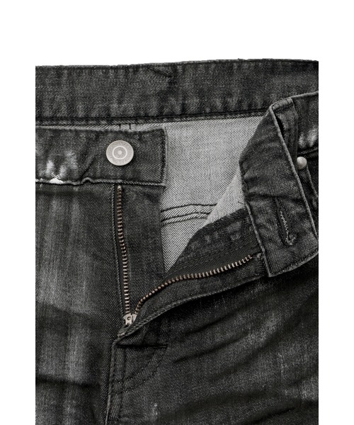 TORNADO MART（トルネードマート）の「TORNADO MART∴ペイントクリアコーティングシューカットデニム（デニムパンツ・メンズ・ブルー系2/グレー・M/L/LL/XXL/S）」の4枚目の写真