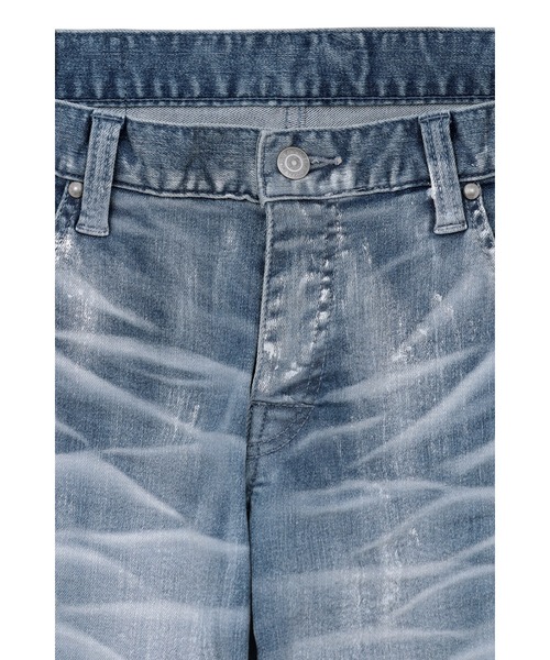 TORNADO MART（トルネードマート）の「TORNADO MART∴ペイントクリアコーティングシューカットデニム（デニムパンツ・メンズ・ブルー系2/グレー・M/L/LL/XXL/S）」の11枚目の写真