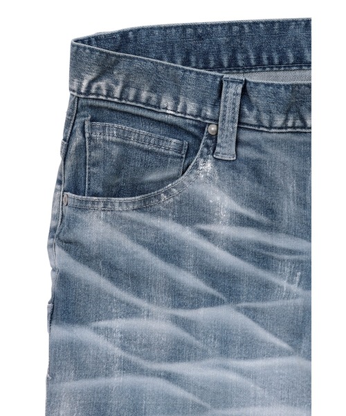 TORNADO MART（トルネードマート）の「TORNADO MART∴ペイントクリアコーティングシューカットデニム（デニムパンツ・メンズ・ブルー系2/グレー・M/L/LL/XXL/S）」の13枚目の写真