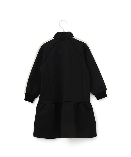 MAKE YOUR DAY(メイクユアデイ)の「トラックワンピース■150.160cm(ワンピース・キッズ・イエロー/サーモンピンク/ブラック・150/160)」の4枚目の写真