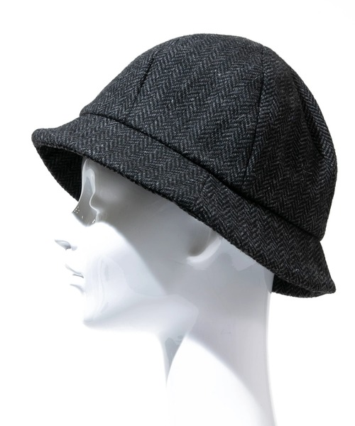 go slow caravan（ゴースローキャラバン）の「Sense of Grace/センスオブグレイス　HB TWEED HAT（ハット・レディース・ブラック/ブラウン・FREE）」の4枚目の写真