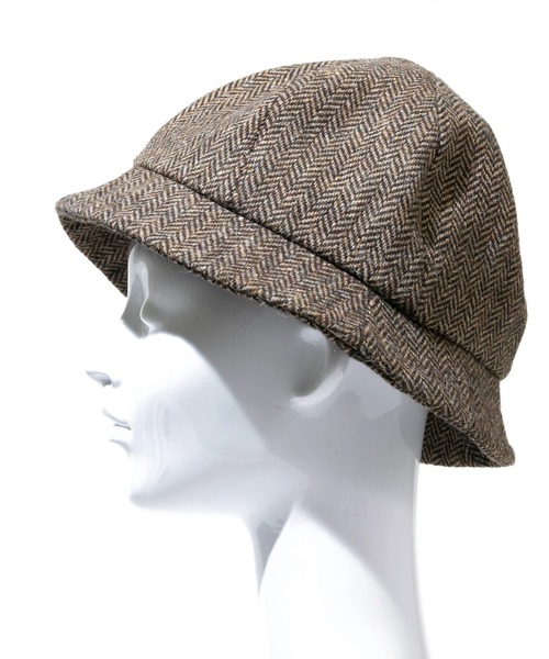 go slow caravan（ゴースローキャラバン）の「Sense of Grace/センスオブグレイス　HB TWEED HAT（ハット・レディース・ブラック/ブラウン・FREE）」の6枚目の写真