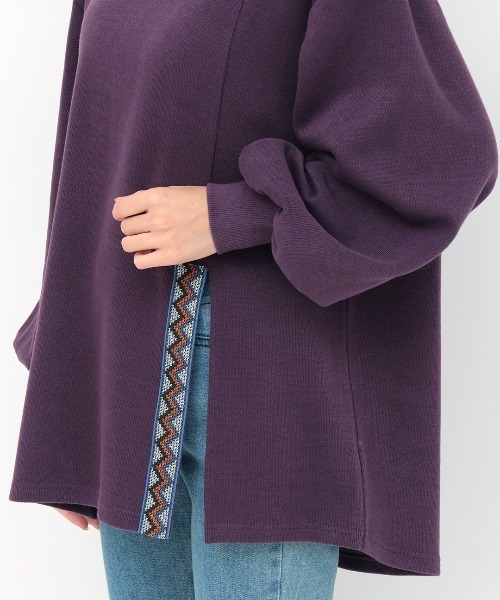 チチカカ(チチカカ)の「アシメスリットプルオーバー(Tシャツ/カットソー・レディース・ベージュ/グリーン/パープル/ブラック・FREE)」の12枚目の写真