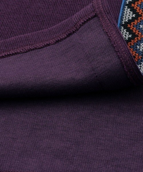 チチカカ(チチカカ)の「アシメスリットプルオーバー(Tシャツ/カットソー・レディース・ベージュ/グリーン/パープル/ブラック・FREE)」の17枚目の写真