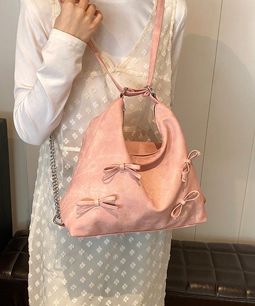セール】【Jasmine】2WAYリボンショルダーバッグ（ショルダーバッグ