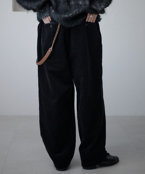 epnok(エプノック)の「コーデュロイワイドパンツ(その他パンツ・メンズ・ブラック/オフホワイト/チャコールグレー・マルチサイズ)」の10枚目の写真