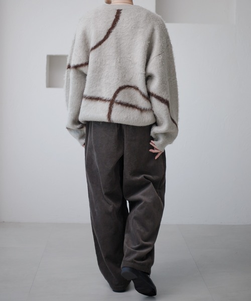 epnok(エプノック)の「コーデュロイワイドパンツ(その他パンツ・メンズ・ブラック/オフホワイト/チャコールグレー・マルチサイズ)」の5枚目の写真