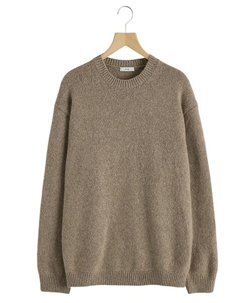 ATON / エイトン : SPUN CASHMERE CREWNECK SWEATER : KRAGCW0400[COR]（ニット/セーター）｜ATON（エイトン）