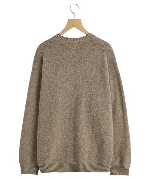 【週末値下げ】 genten ゲンテン カシミヤ 長袖セーター ニット 38 M GARMENT DYED CASHMERE SILK ｜ クルー