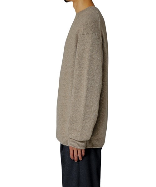 ATON / エイトン : SPUN CASHMERE CREWNECK SWEATER : KRAGCW0400[COR]（ニット/セーター）｜ATON（エイトン）