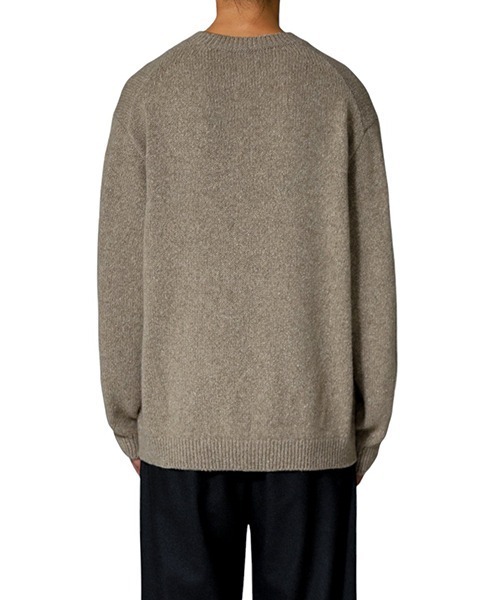 ATON / エイトン : SPUN CASHMERE CREWNECK SWEATER : KRAGCW0400[COR]（ニット/セーター）｜ATON（エイトン）
