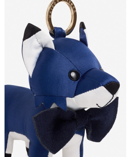 メゾンキツネ　FESTIVE フォックス バッグ チャーム　ネイビー Maison Kitsune（メゾンキツネ）の「FESTIVE FOX BAG CHARM