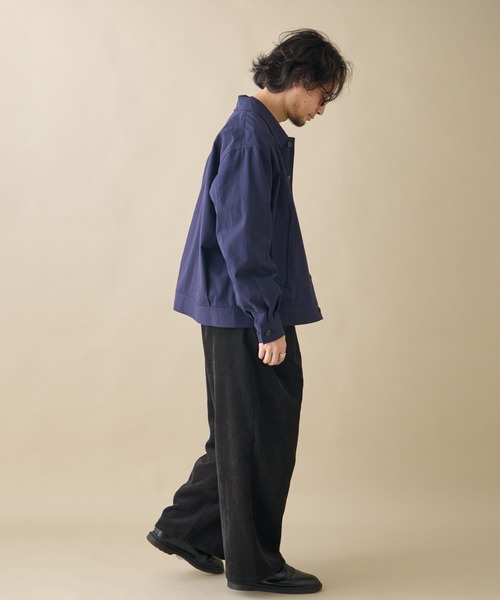 Re LABEL コットンツイルハーフジャケット（ブルゾン）｜CIAOPANIC TYPY（チャオパニックティピー）