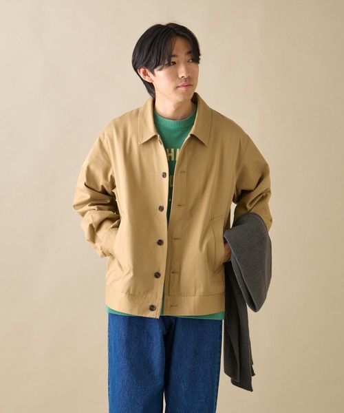 Re LABEL コットンツイルハーフジャケット（ブルゾン）｜CIAOPANIC TYPY（チャオパニックティピー）